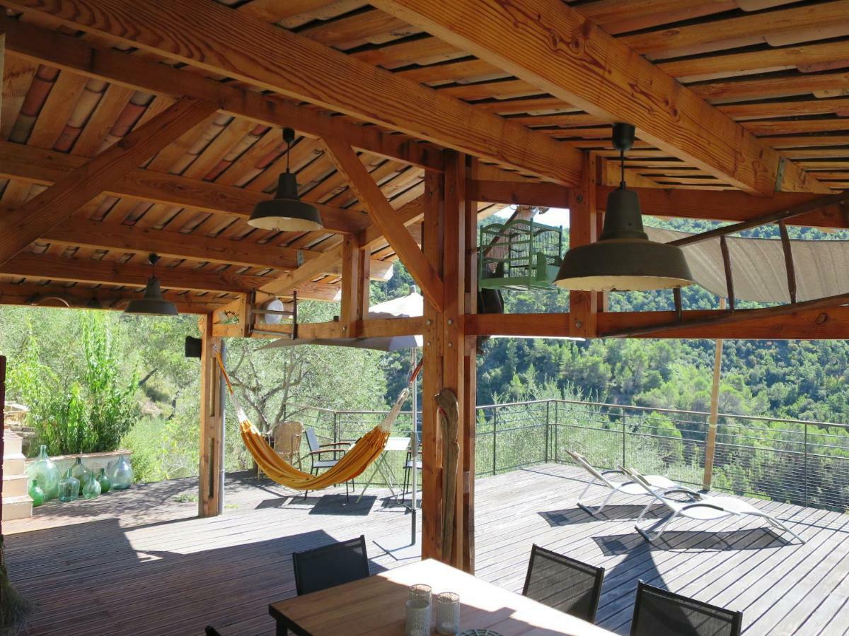Villa Les Figaires L'Escarene Esterno foto
